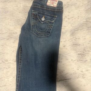 True Religion Women's Dark Blue Boot Cut Jeans